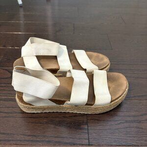 White Platform Sandals